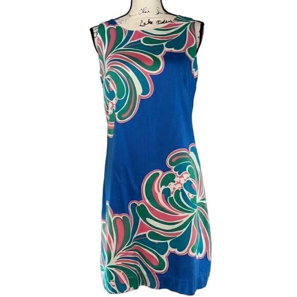 Lilly Pulitzer Stephanie Shift Big Bang Brewster Blue dress 6 - Picture 1 of 5